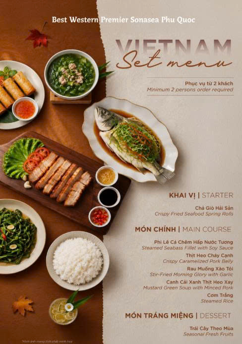 Vietnam set menu