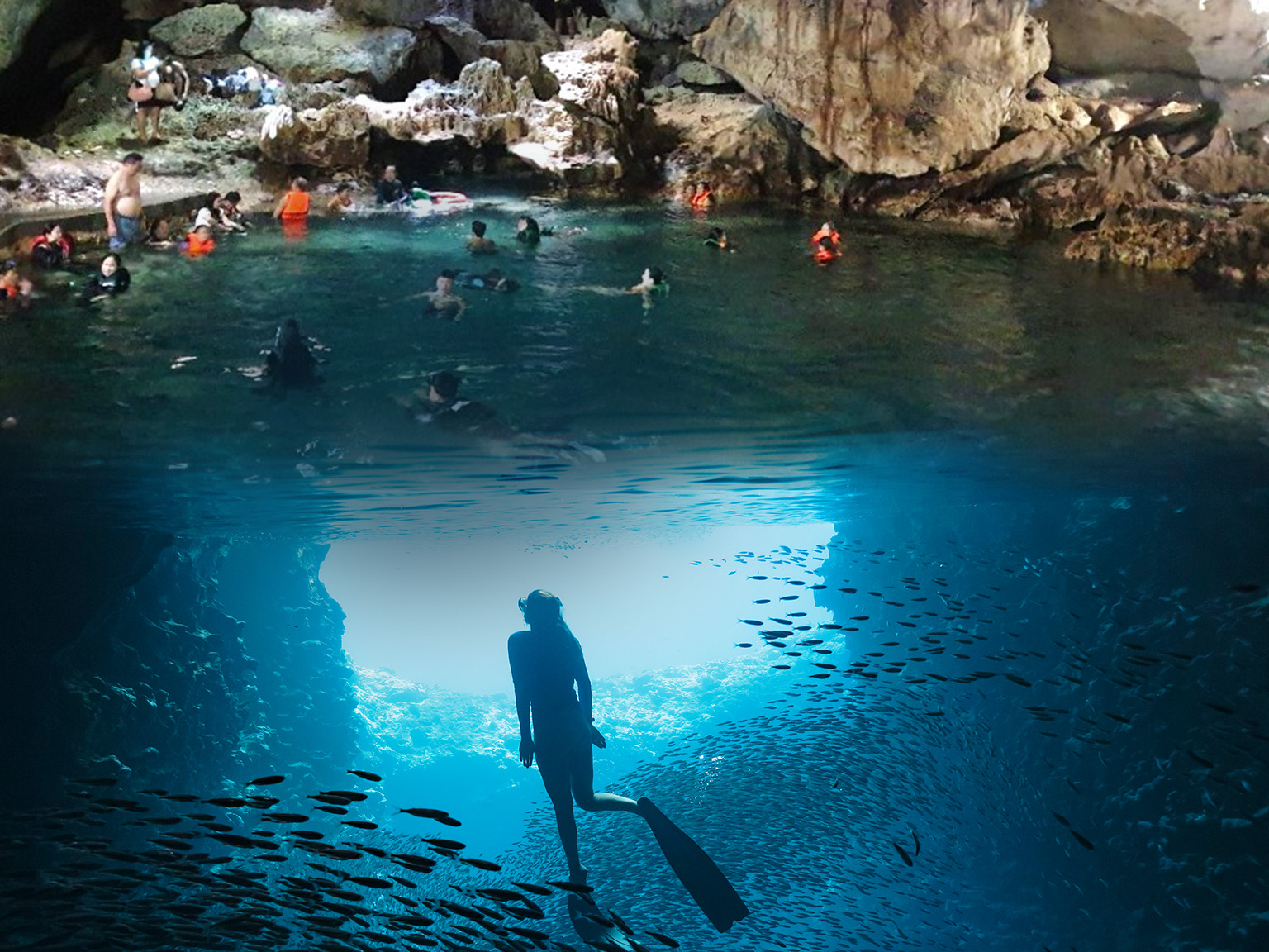 나팔링+히낙다난 투어 (Napaling+Hinagdanan Cave Tour)