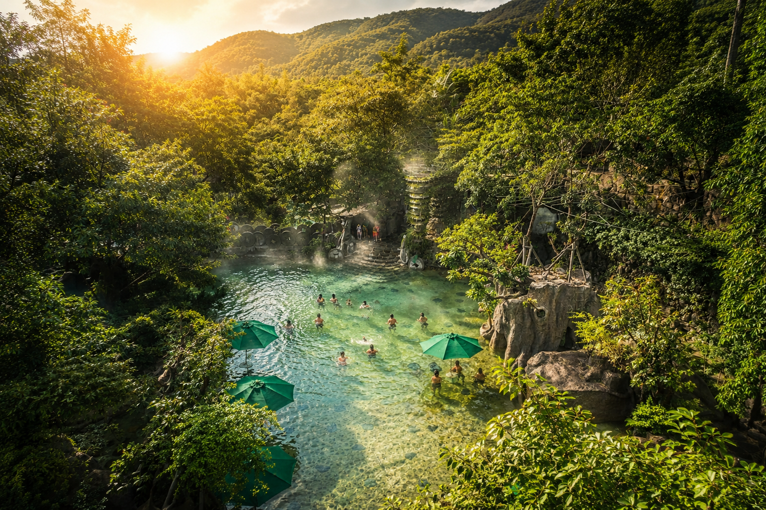 다낭 핫 스프링파크 입장권 티켓 (Nui Than Tai Hot Springs Park Tickets)
