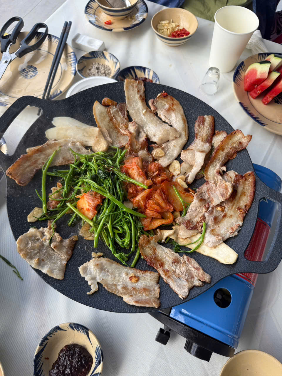 삼겹살 점심